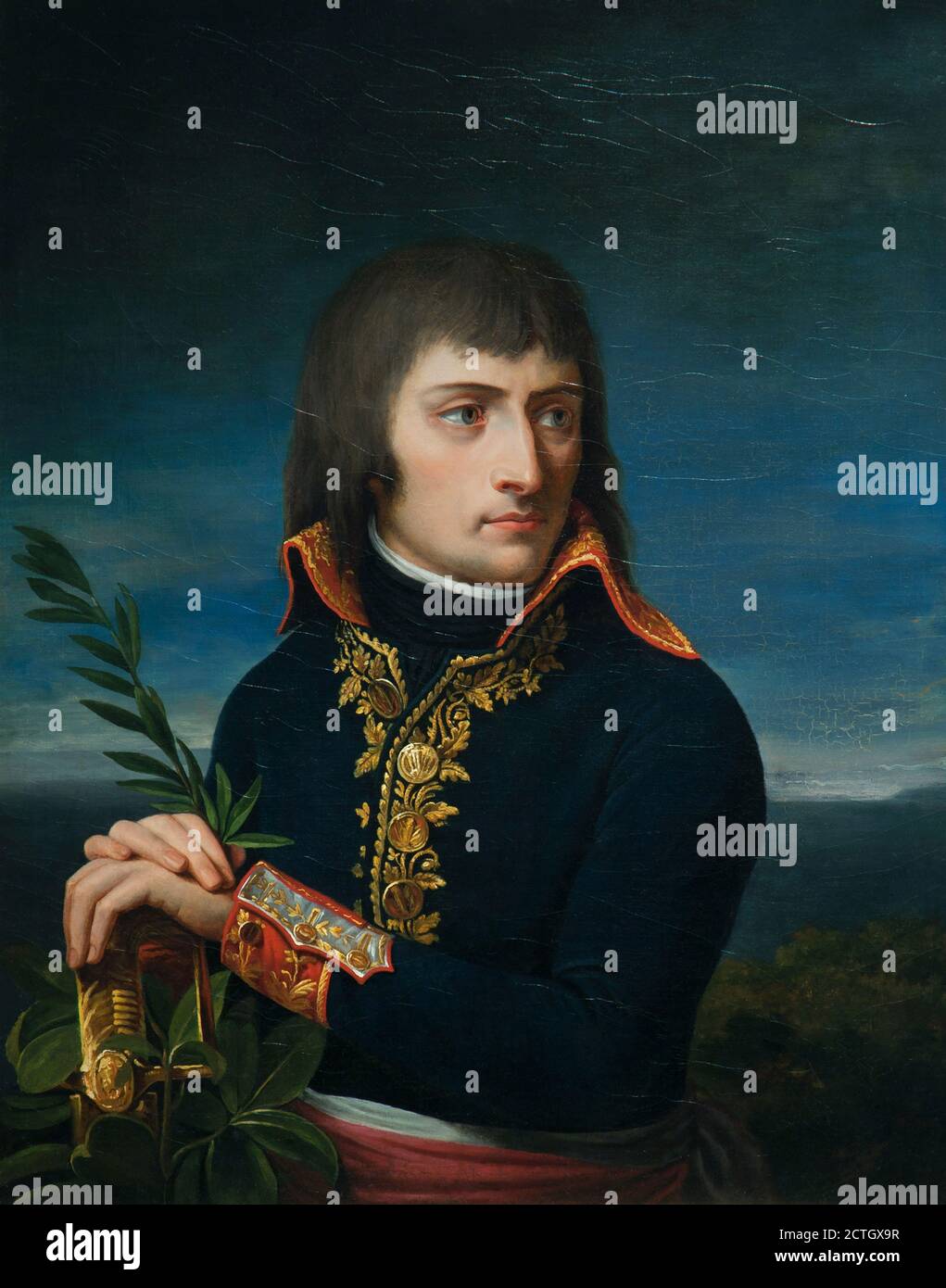 Andrea Appiani 1754-1817. Portrait du général Napoléon Bonaparte. 1796-1798. peinture à l'huile sur toile cm 82 x 64,5 Banque D'Images