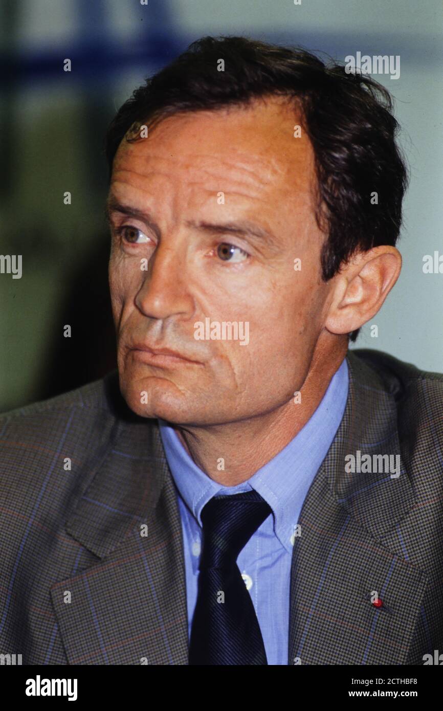 Portrait de Jean-Claude Killy, Charbonnières-les-bains, France Banque D'Images