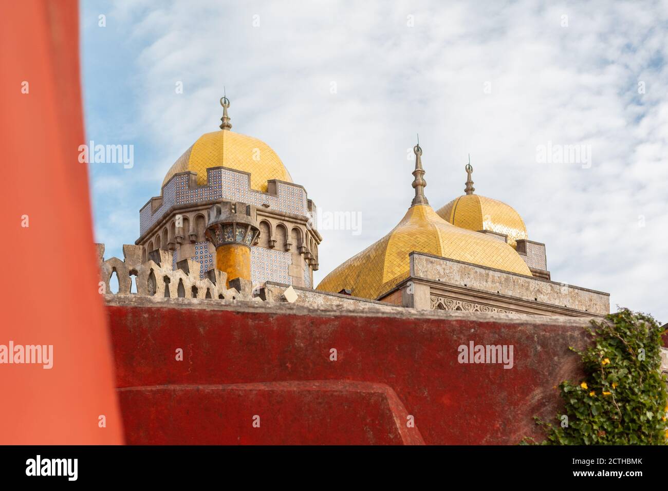 Palais national de Pena, Portugal. Célèbre château près de la ville de Sintra, l'un des points d'intérêt les plus visités au Portugal. Banque D'Images