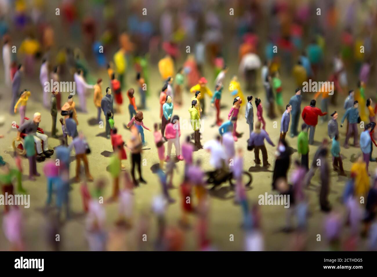 ROTTERDAM - Petites figurines à un festival dans Mini World Rotterdam Banque D'Images
