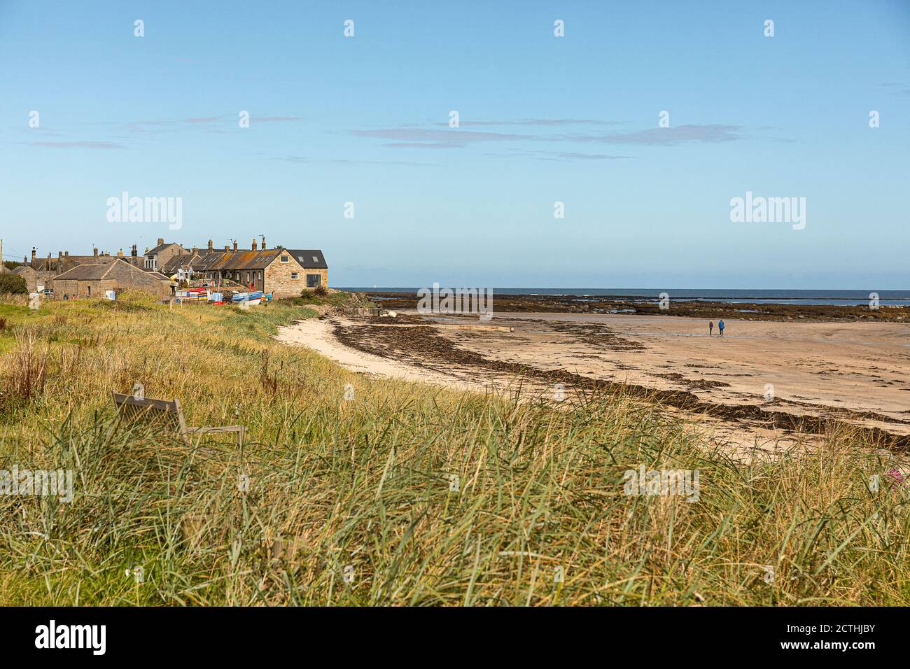Northumberland Boulmer Banque D'Images