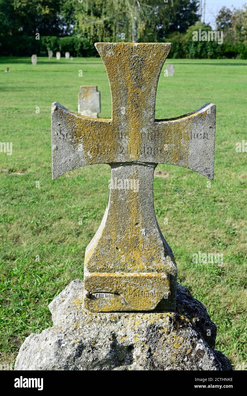 Vienne, Autriche. Le cimetière central de Vienne. Cimetière militaire de la première Guerre mondiale Banque D'Images
