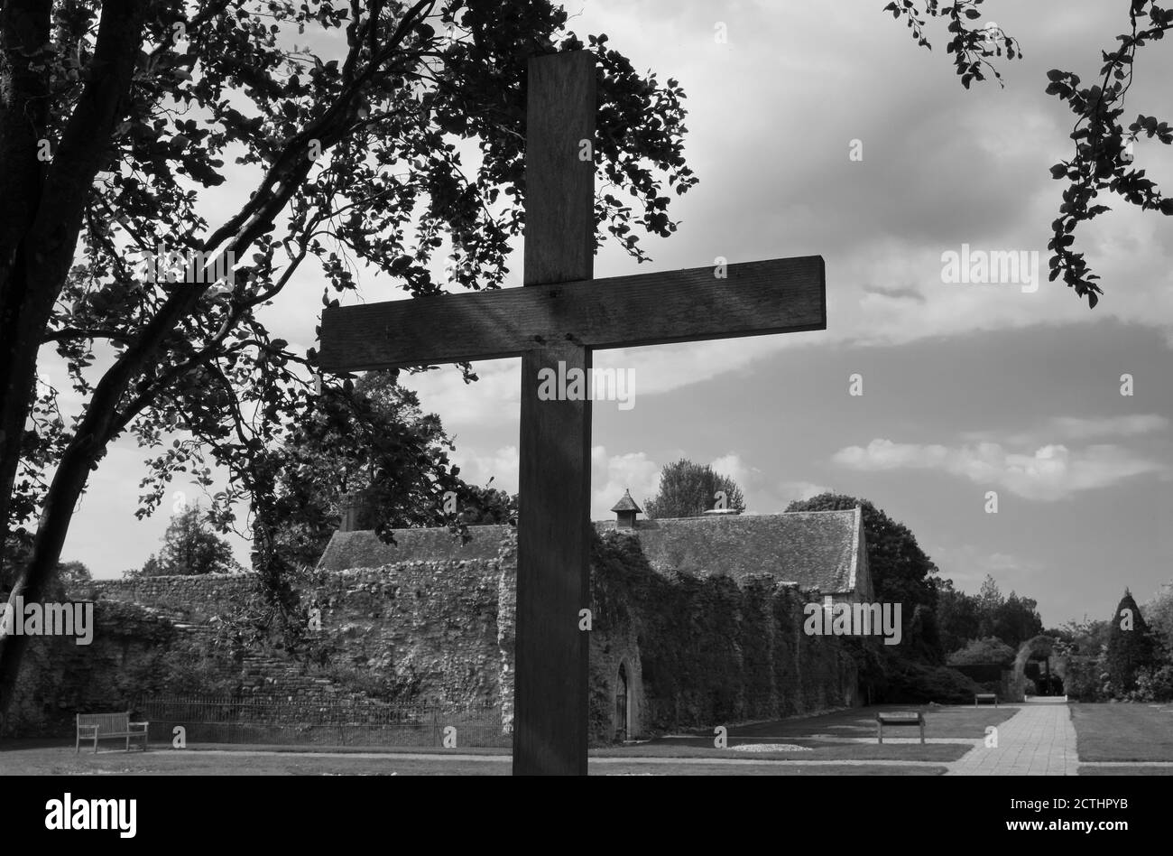 L'abbaye de Beaulieu dans le Hampshire en Angleterre Banque D'Images