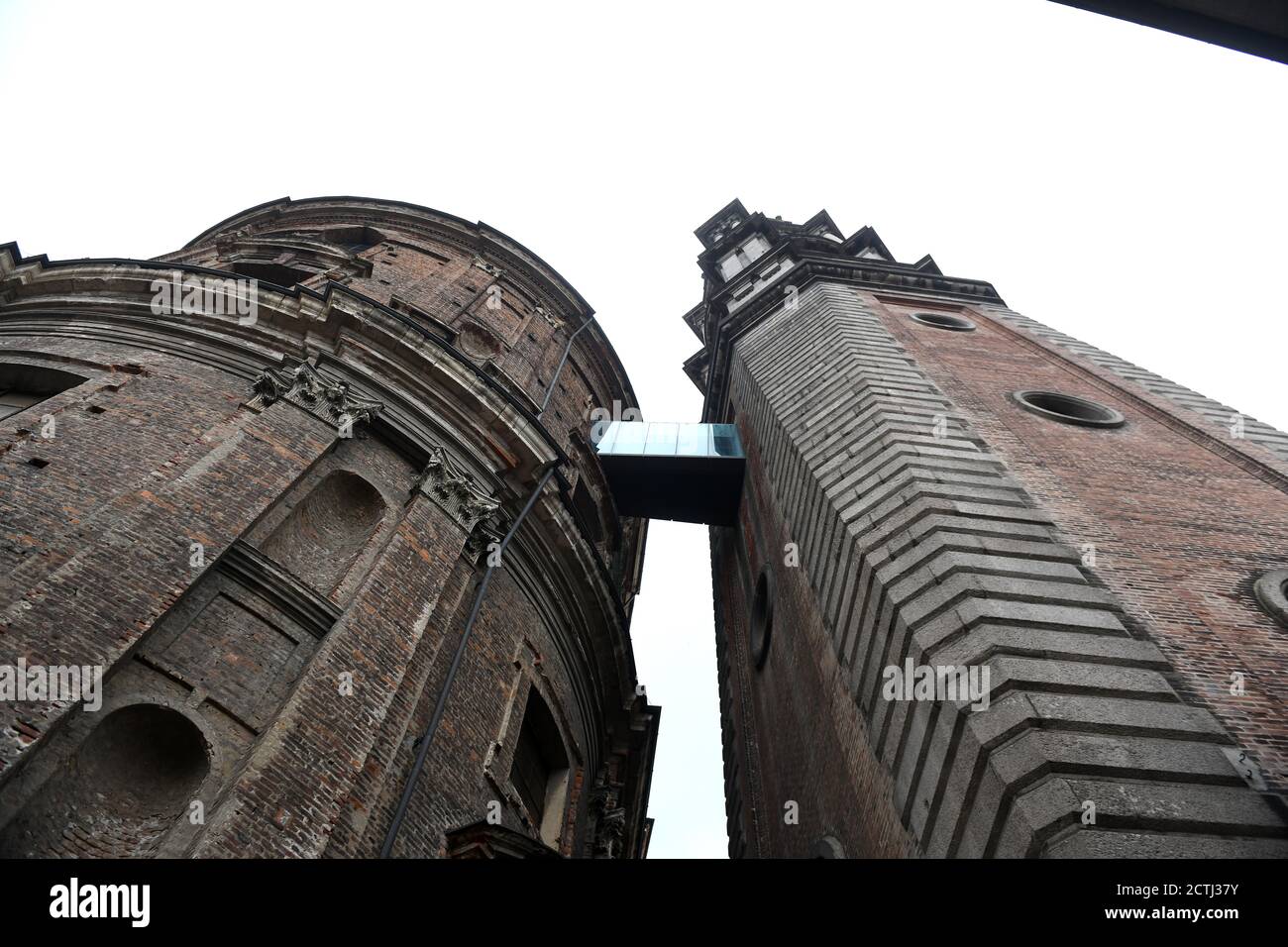 Novara, Italie Basilica di San Gaudenzio Banque D'Images