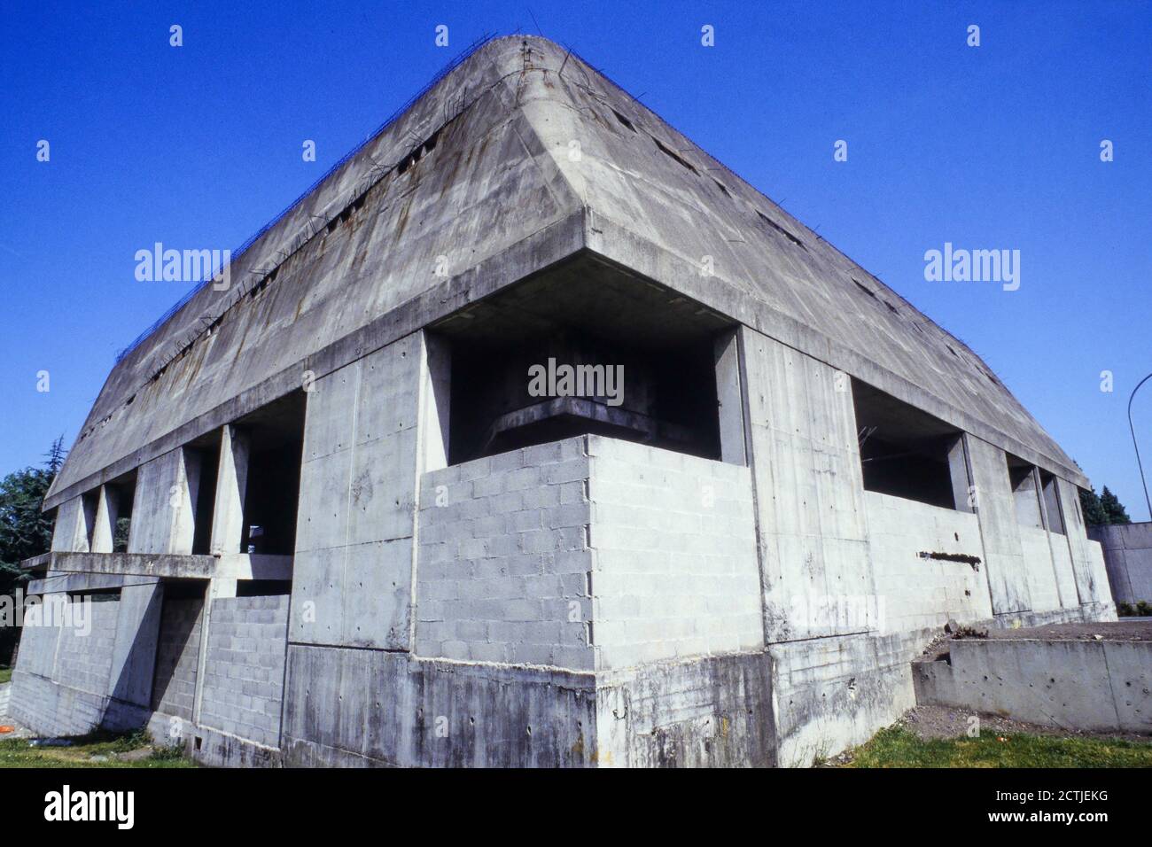 Bâtiment le Corbusier, Firminy, Loire, France Banque D'Images