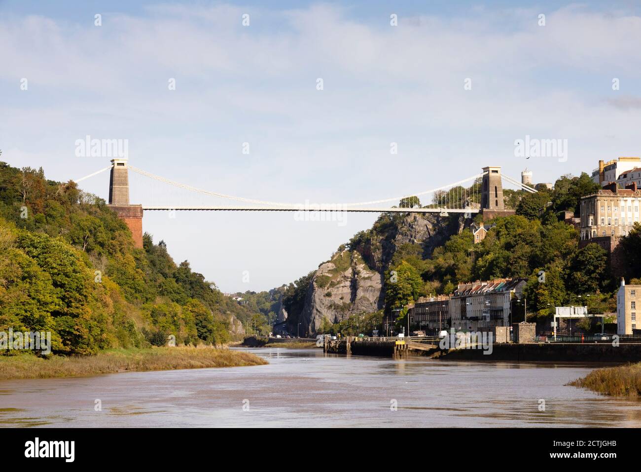 Pont suspendu de Clifton au-dessus de la rivière Avon, Bristol, Angleterre. Septembre 2020 Banque D'Images