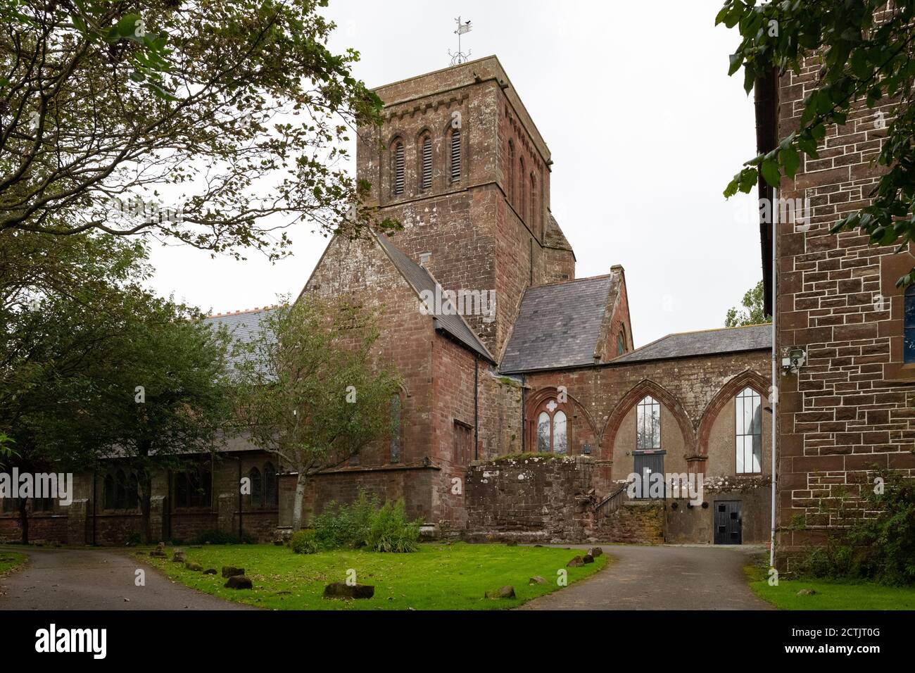 Église du Prieuré de St Bees, St Bees, Cumbria, Angleterre, Royaume-Uni Banque D'Images