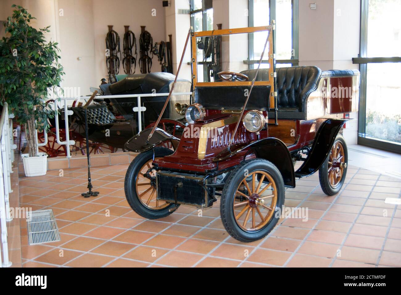 Monaco Prince Rainier III Musée des automobiles 1903 de Dion Bouton Type R voiture de collection. Banque D'Images