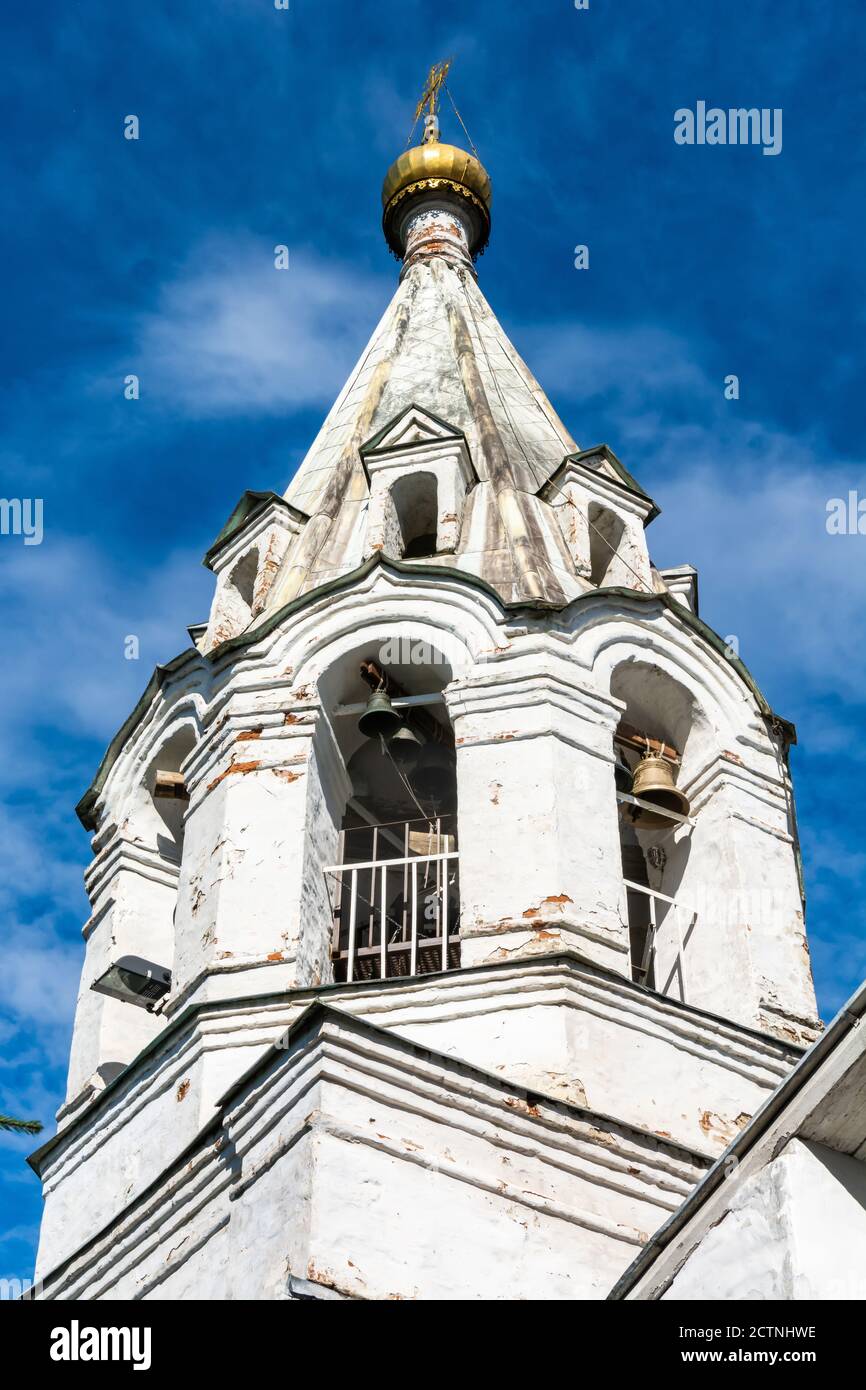 Moscou, Russie – 6 juillet 2017. Tour de l'église notre-Dame de Kazan à la réserve-musée Kolomenskoe à Moscou. Banque D'Images