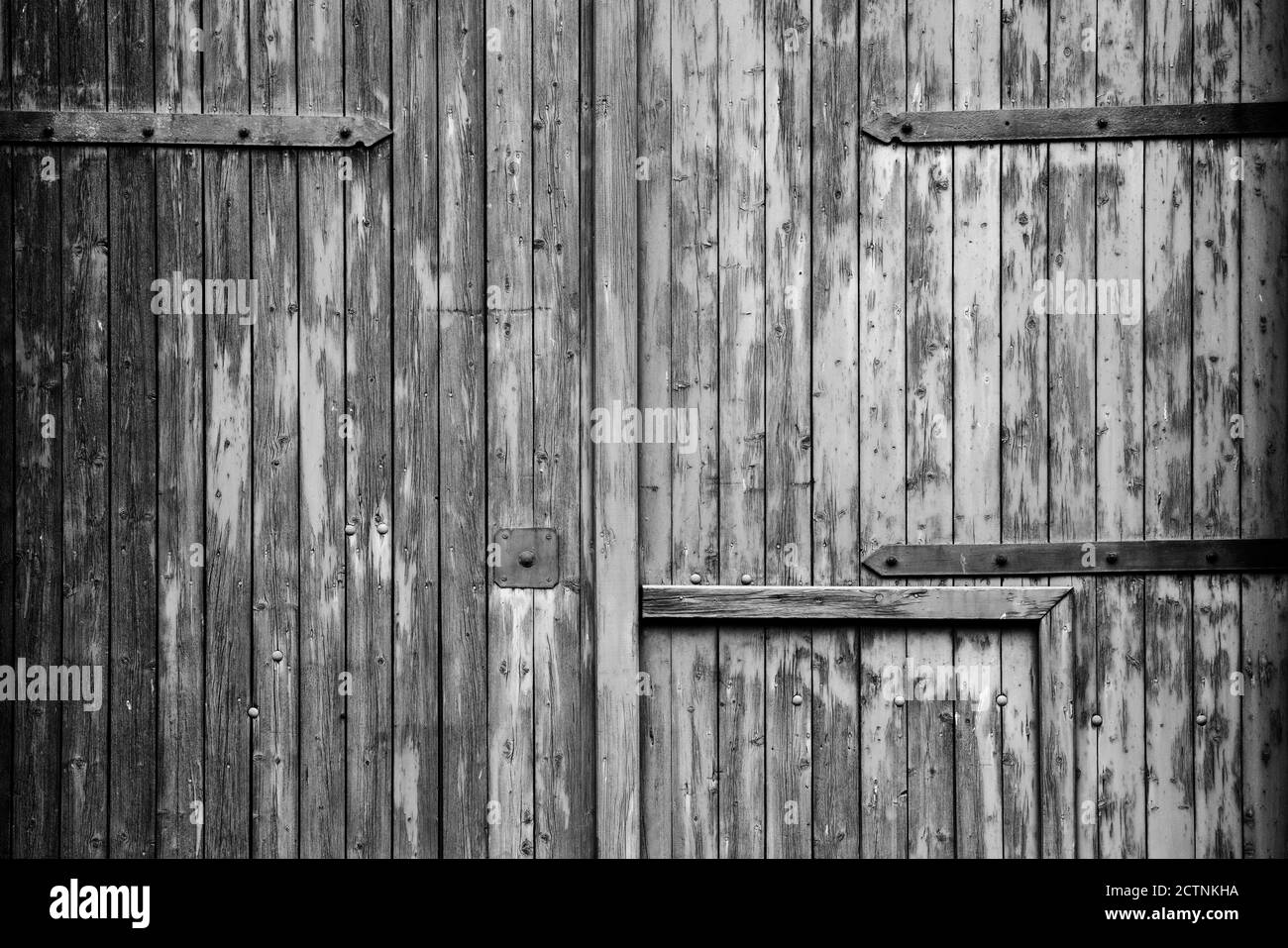 Vieille porte en bois Banque D'Images