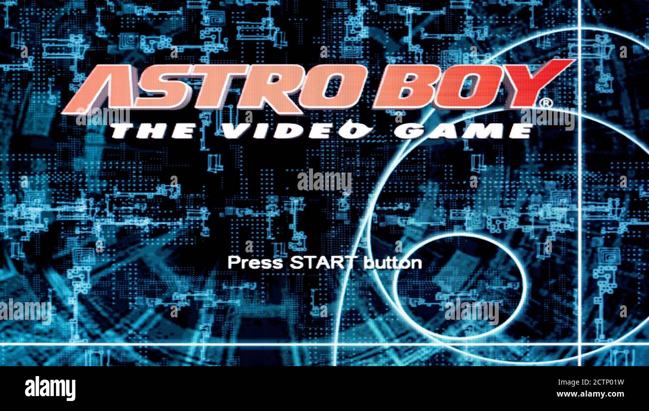 Astro Boy The Video Game - Sony PlayStation 2 PS2 - usage éditorial seulement Banque D'Images