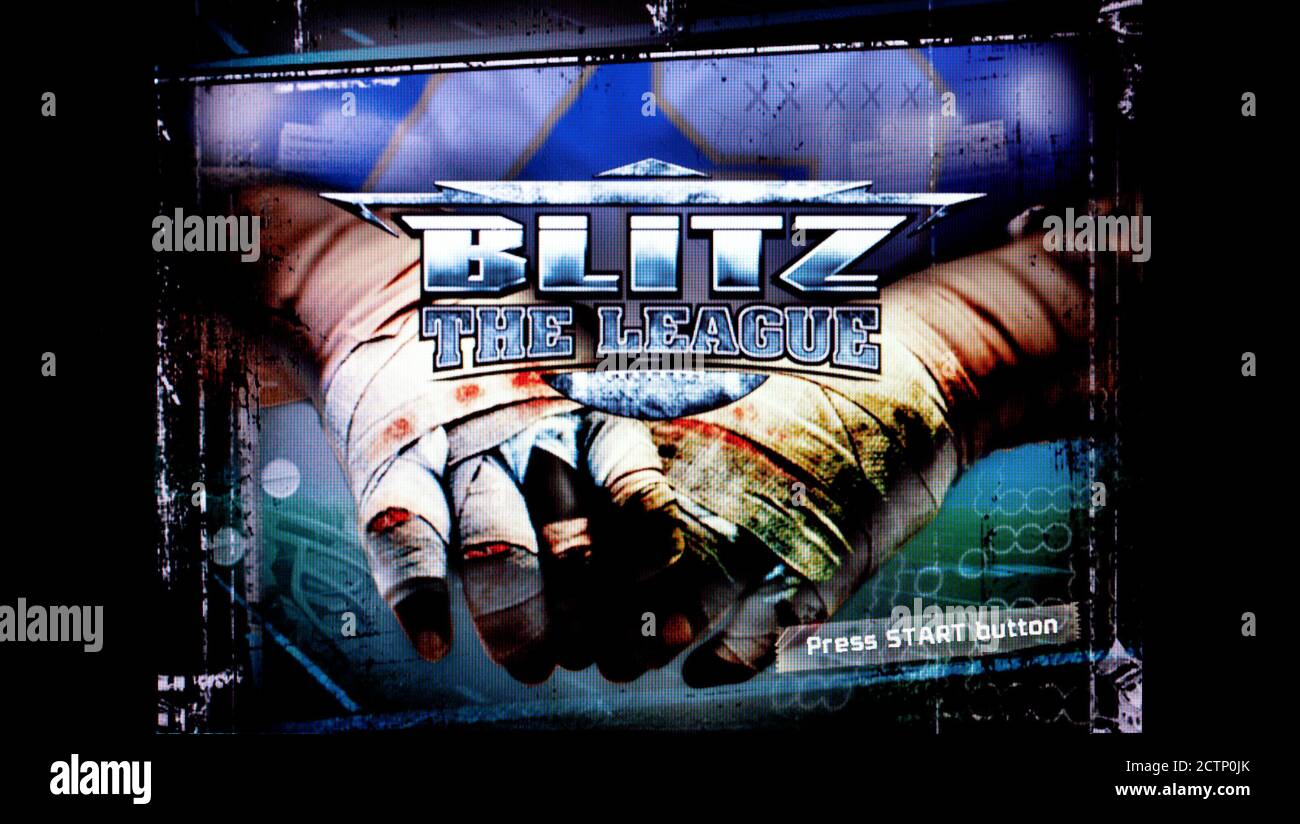 Blitz The League - Sony PlayStation 2 PS2 - Editorial à utiliser uniquement Banque D'Images