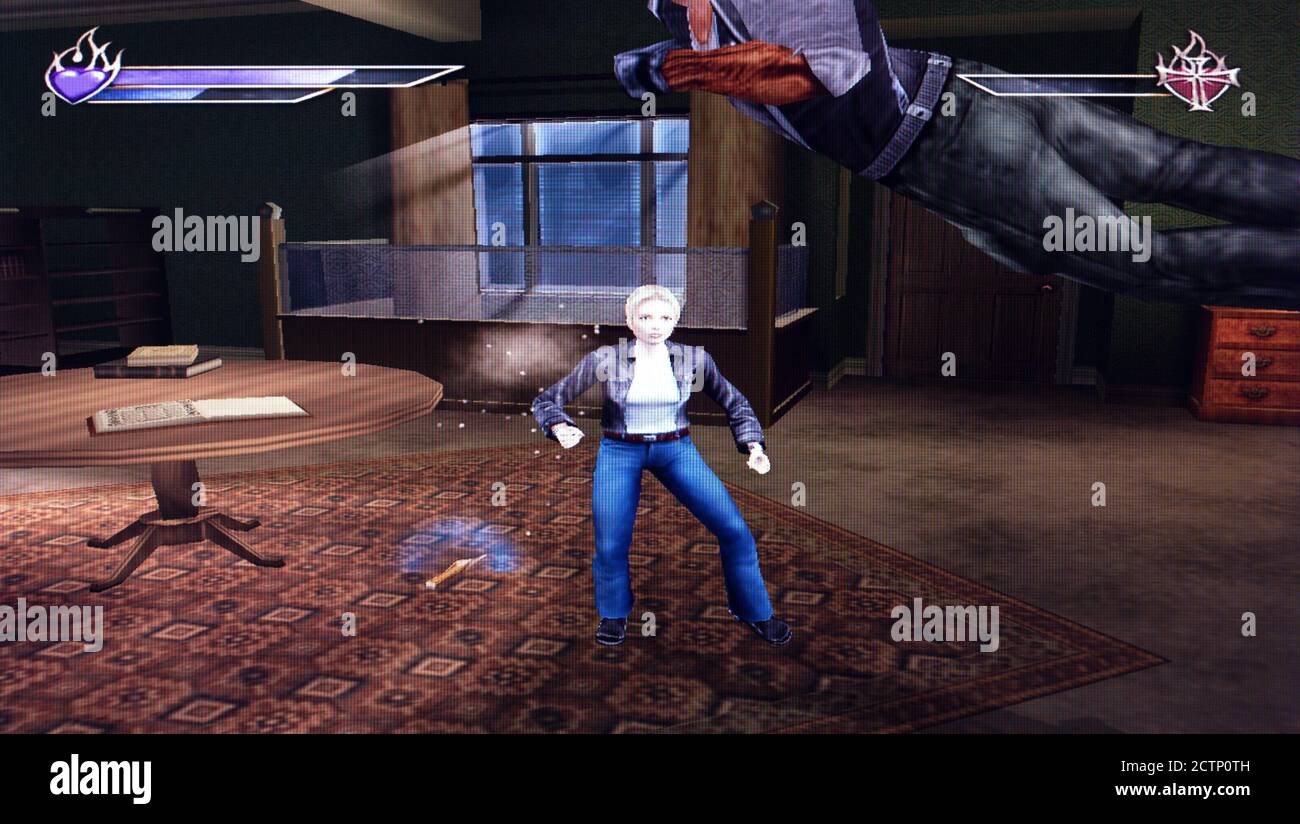 Jeux Buffy Contre Les Vampires Buffy the Vampire Slayer - chaos bleeds - Sony PlayStation 2 PS2 - usage  éditorial uniquement Photo Stock - Alamy