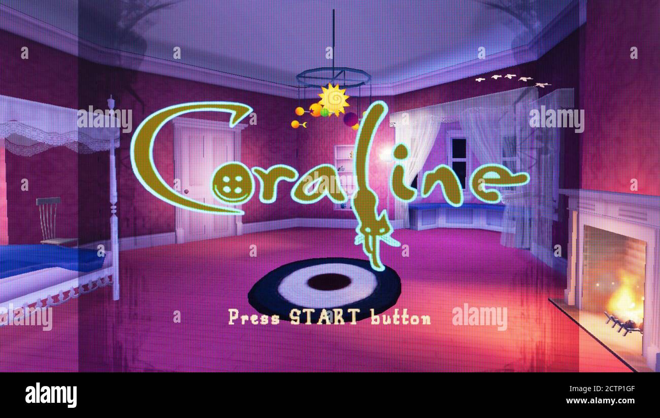 Coraline - Sony PlayStation 2 PS2 - usage éditorial uniquement Banque D'Images