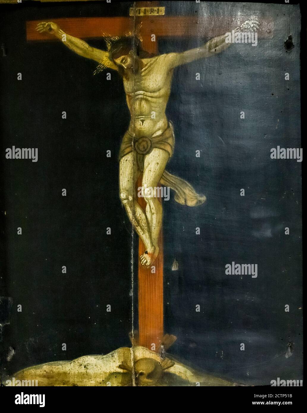 Italie Emilia Romagna Pennabilli - Musée diocésain de Montefeltro -crucifixion Banque D'Images