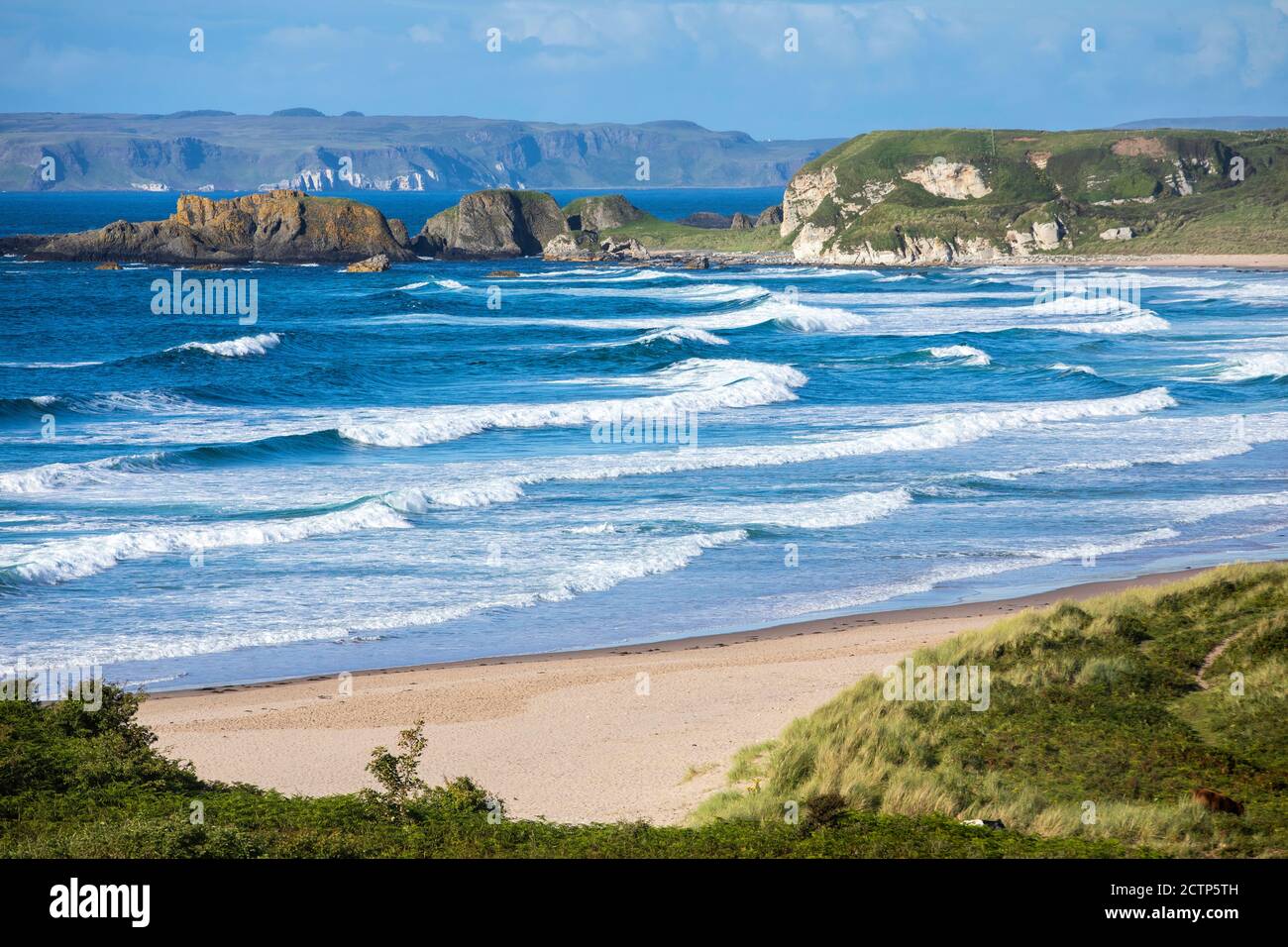 White Park Bay, Co. Antrim Banque D'Images
