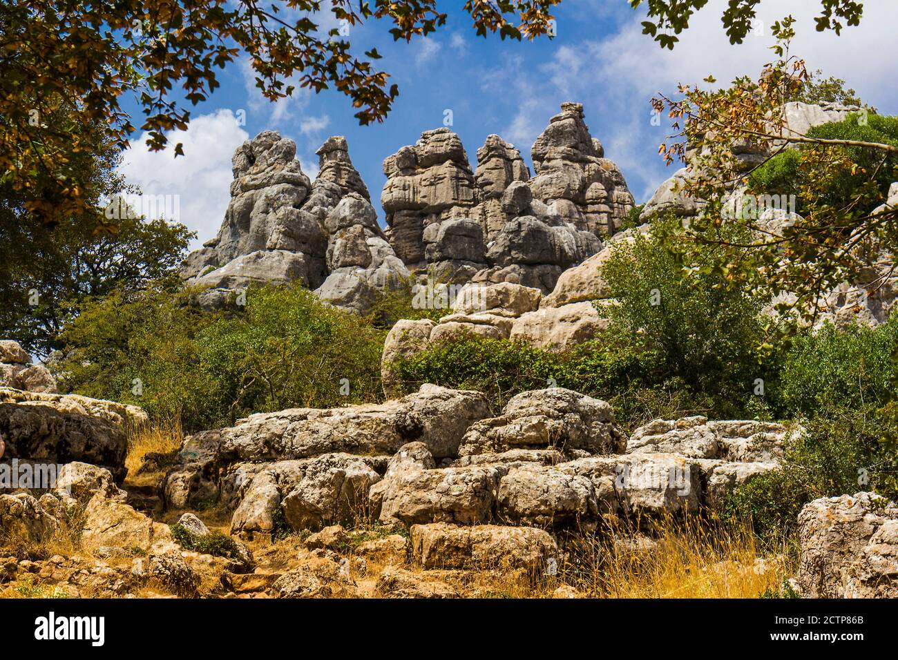 El Torcal, Antequera, Espagne Banque D'Images