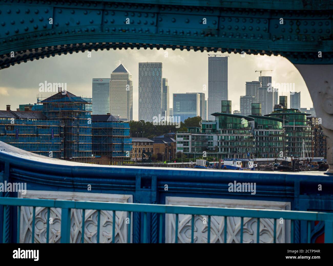 Vue sur le pont de la tour Londres Angleterre Royaume-Uni Banque D'Images