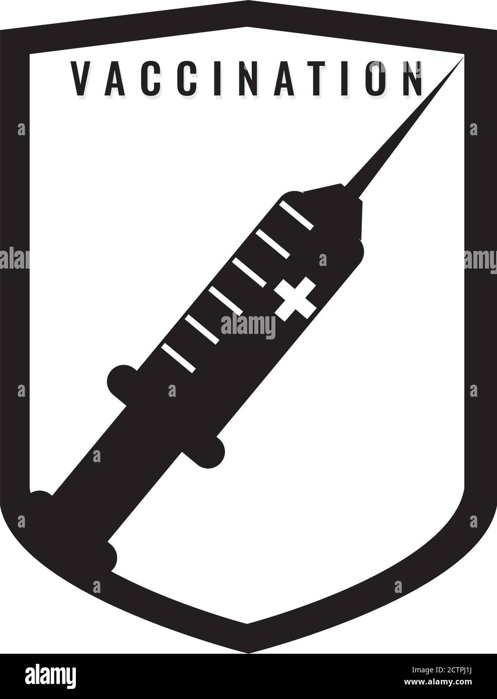 Affiche médicale de vaccination. Injection d'immunisation - illustration du vecteur Illustration de Vecteur