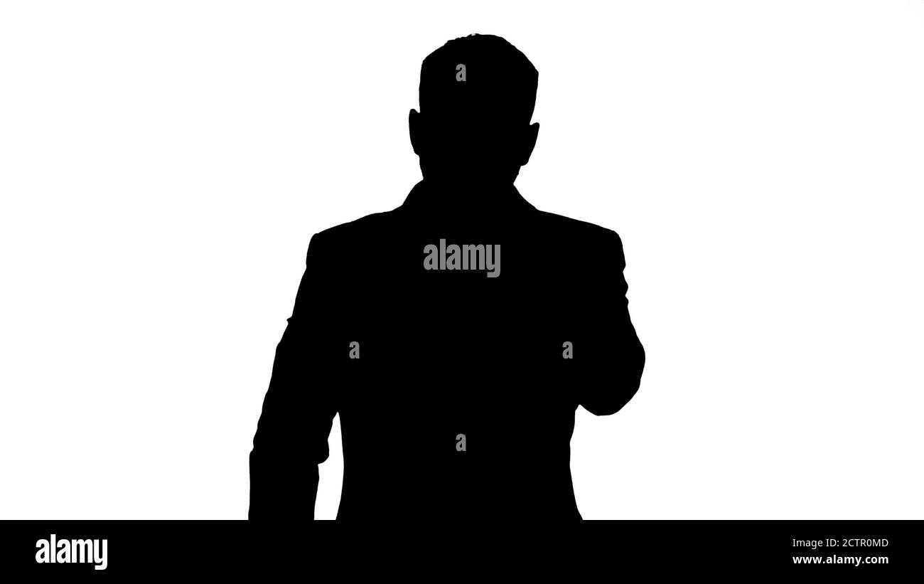 Turk homme d'affaires utilisant l'assistant vocal numérique de smartphone, Alp Banque D'Images