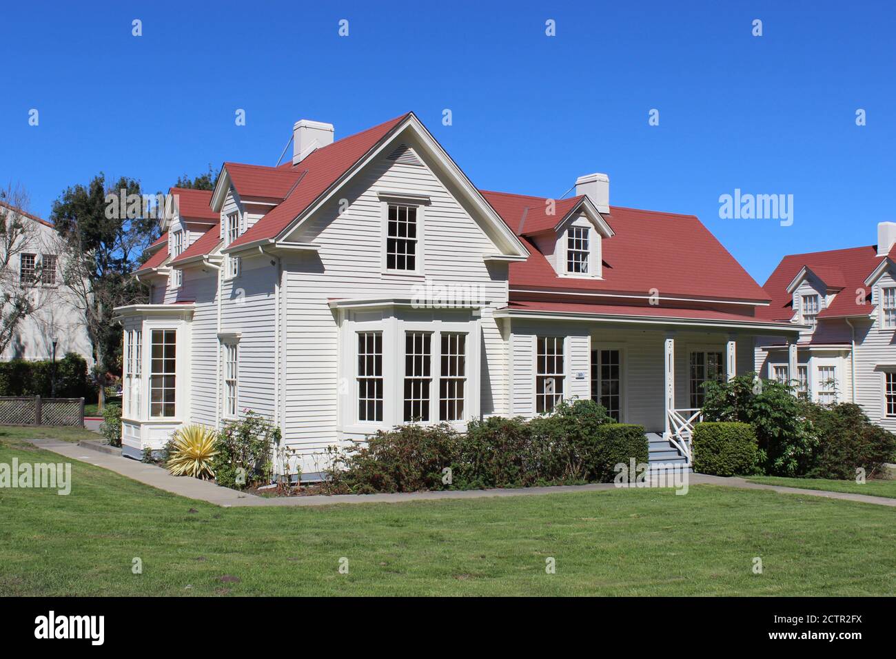 Maison familiale des officiers, main Post, Presidio, San Francisco, Californie Banque D'Images