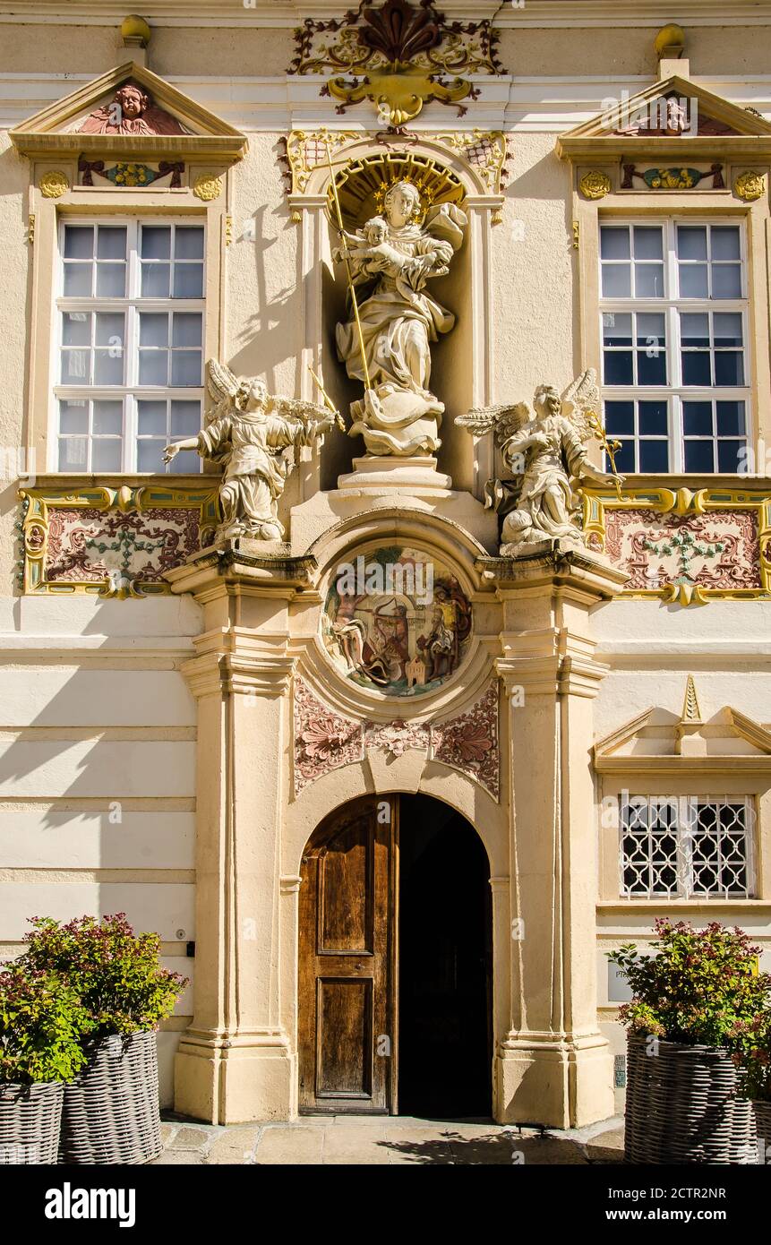 Abbaye de Zwettl - Stift Zwettl est un monastère cistercien situé à Zwettl en Basse-Autriche, dans le diocèse de Saint-Pölten. Banque D'Images