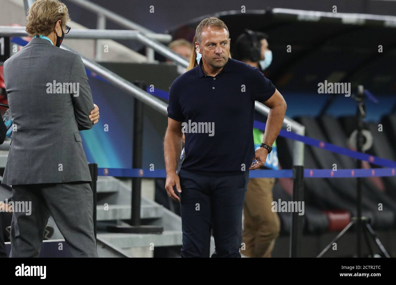 Budapest, Ungarn. 24 septembre 2020. Firo: 24.09.2020 Fuvuball, football UEFA Super Cup 2020 FCB FC Bayern Mvºnchen Muenchen - Sevilla FC coach Hansi Flick | usage dans le monde crédit: dpa/Alay Live News Banque D'Images