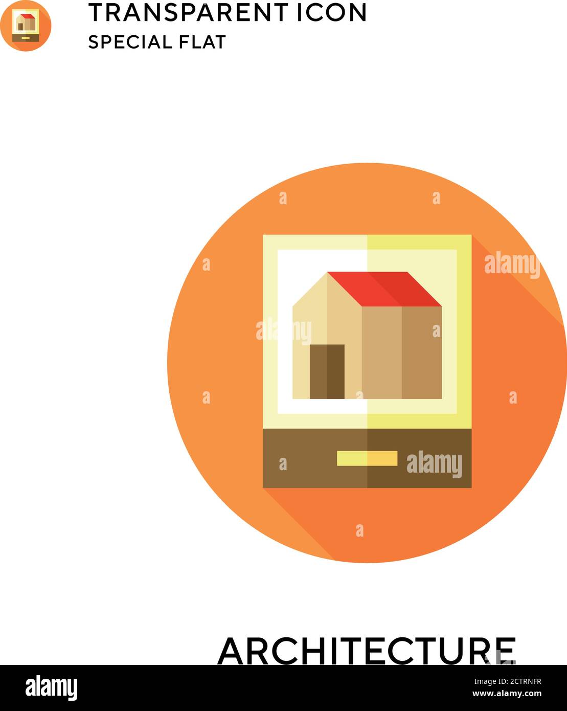Icône de vecteur d'architecture. Illustration de style plat. Vecteur EPS 10. Illustration de Vecteur