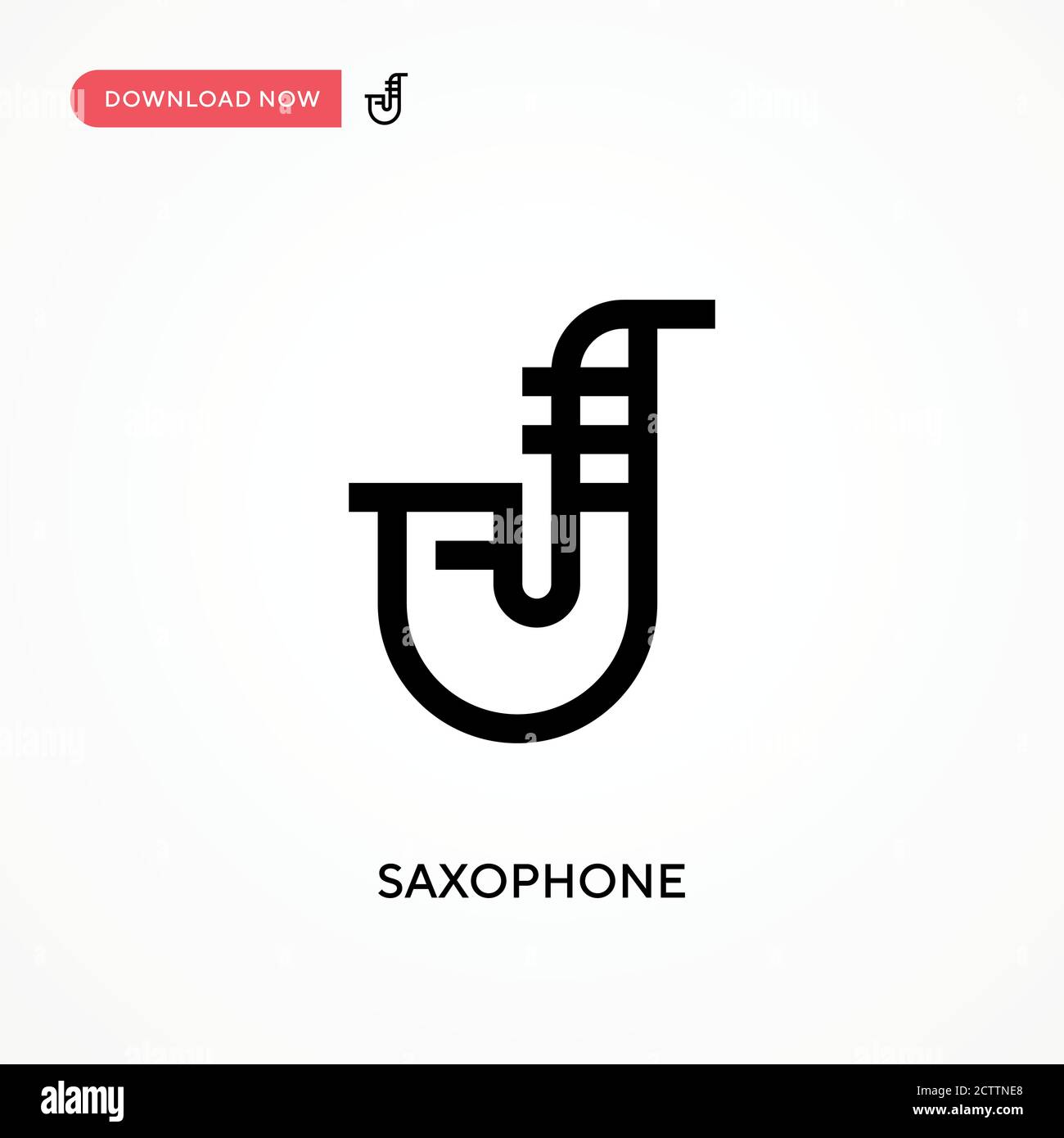 Icône de vecteur saxophone. . Illustration moderne et simple à vecteur plat pour site Web ou application mobile Illustration de Vecteur