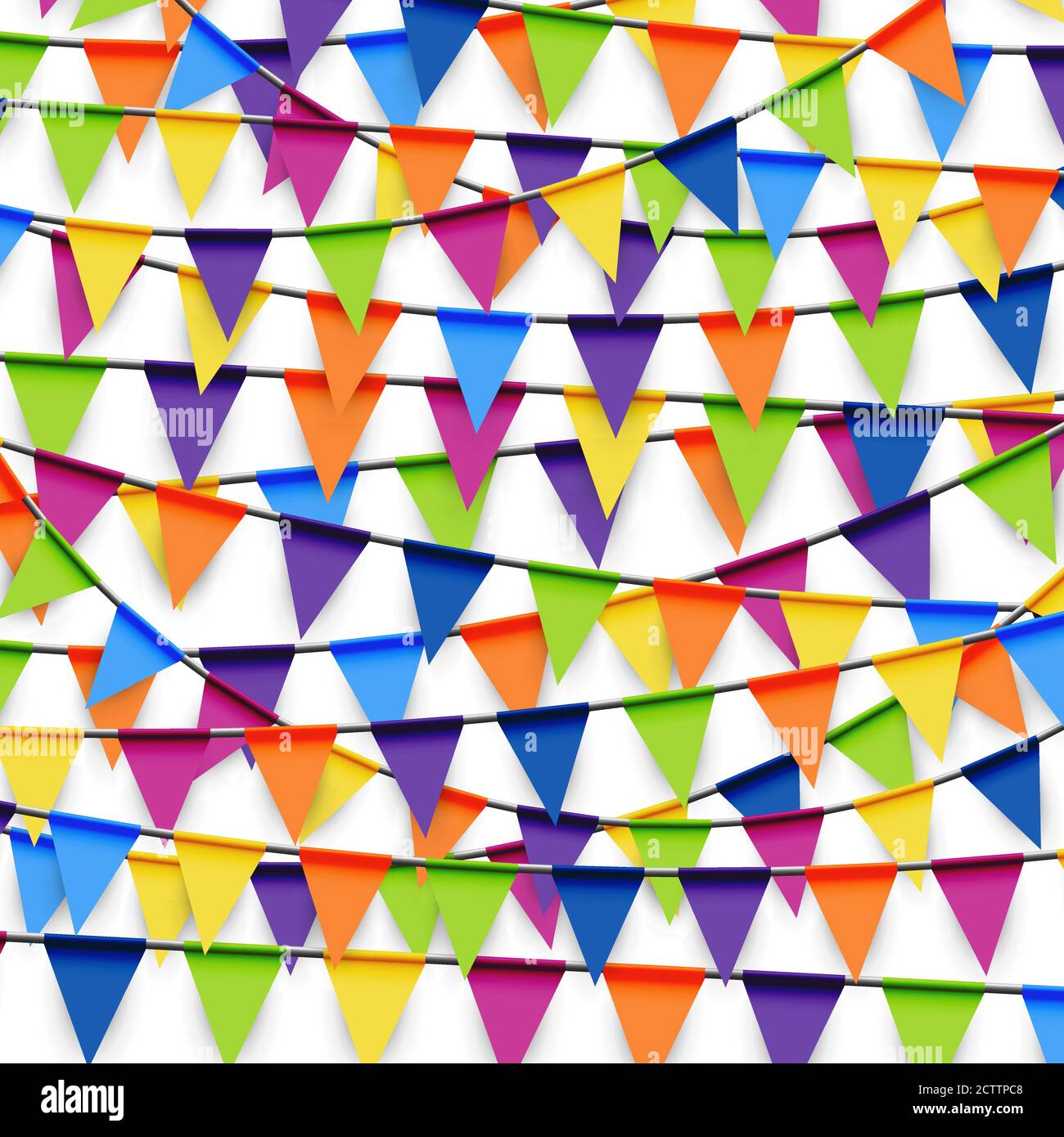 arrière-plan des guirlandes colorées pour les fêtes ou les festivals Illustration de Vecteur