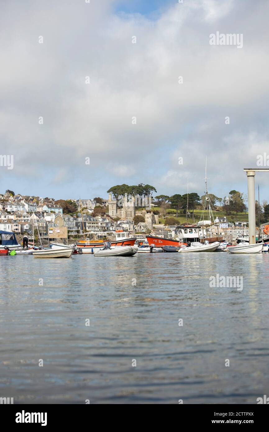 Port de Polruan, Cornwall Banque D'Images