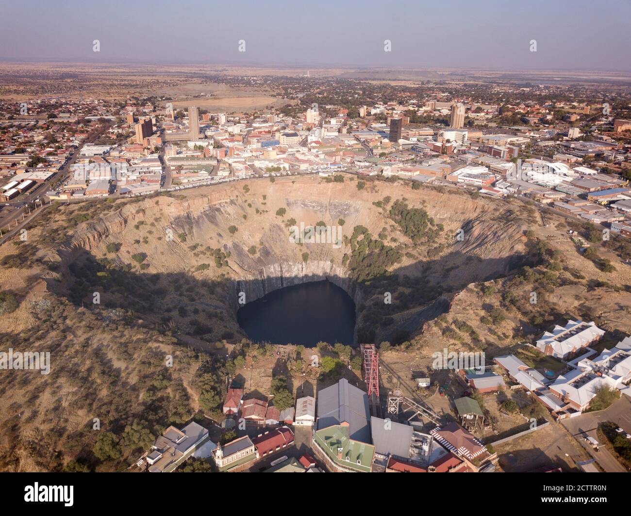 Antenne du grand trou de Kimberley, Afrique du Sud Banque D'Images