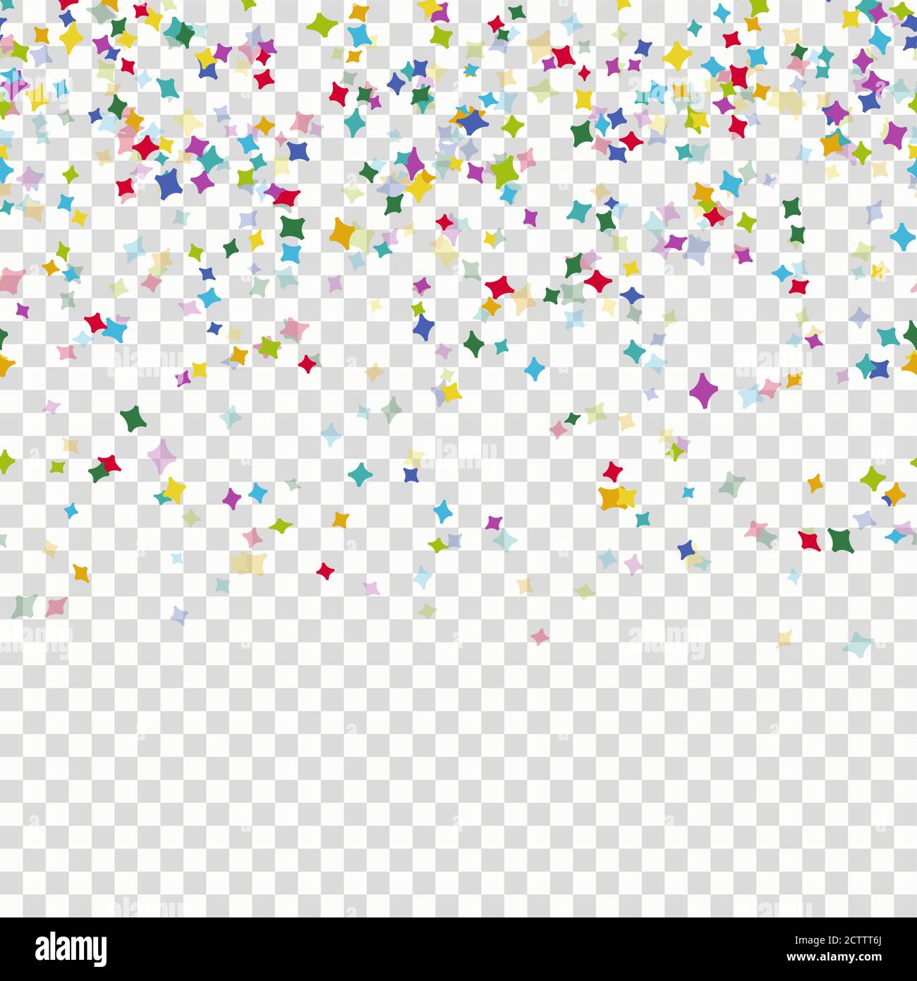 fond confettis coloré sans couture pour une fête ou un festival avec transparence dans le fichier vectoriel Illustration de Vecteur