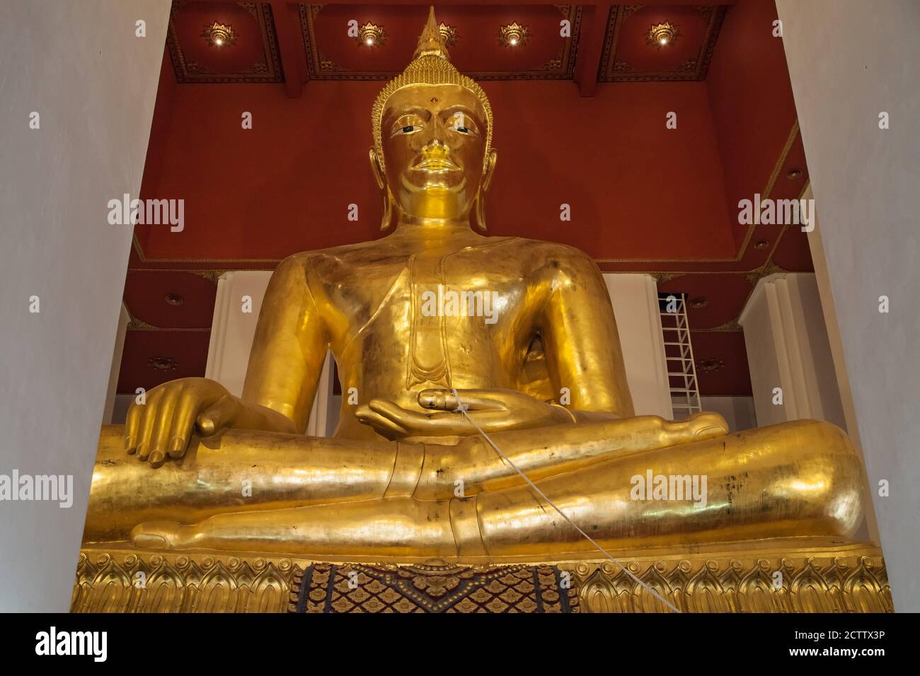 Phra Mongkhon Bophit, le Bouddha du Saint et de la vénération suprêmement propice à Ayutthaya, Thaïlande. Banque D'Images