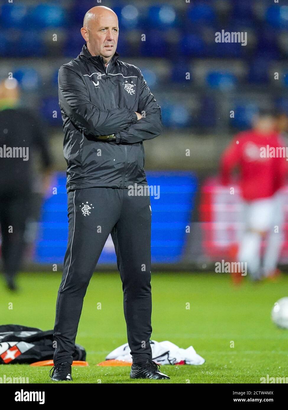 TILBURG, PAYS-BAS - SEPTEMBRE 24: assistant entraîneur Gary McAllister du FC Rangers avant le troisième tour de qualification de l'UEFA Europa League entre Willem II et le FC Rangers au stade Koning Willem II, le 24 septembre 2020 à Tilburg, pays-Bas *** Légende locale *** Gary McAllister Banque D'Images