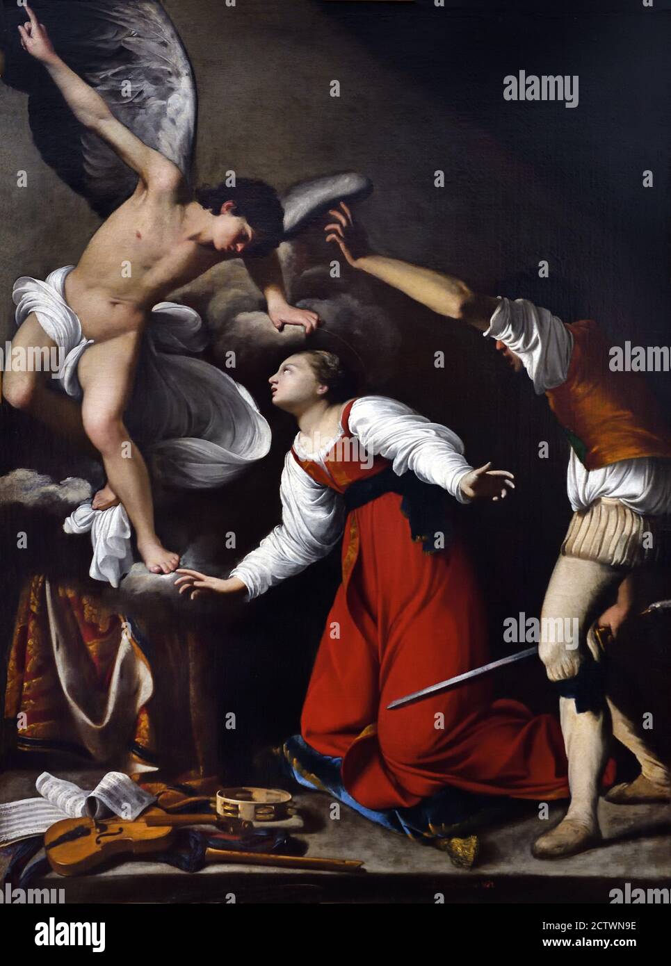 Le martyre de Saint Cecilia 1610 Carlo Caraceni 1579 - 1620 Italie Italien Banque D'Images