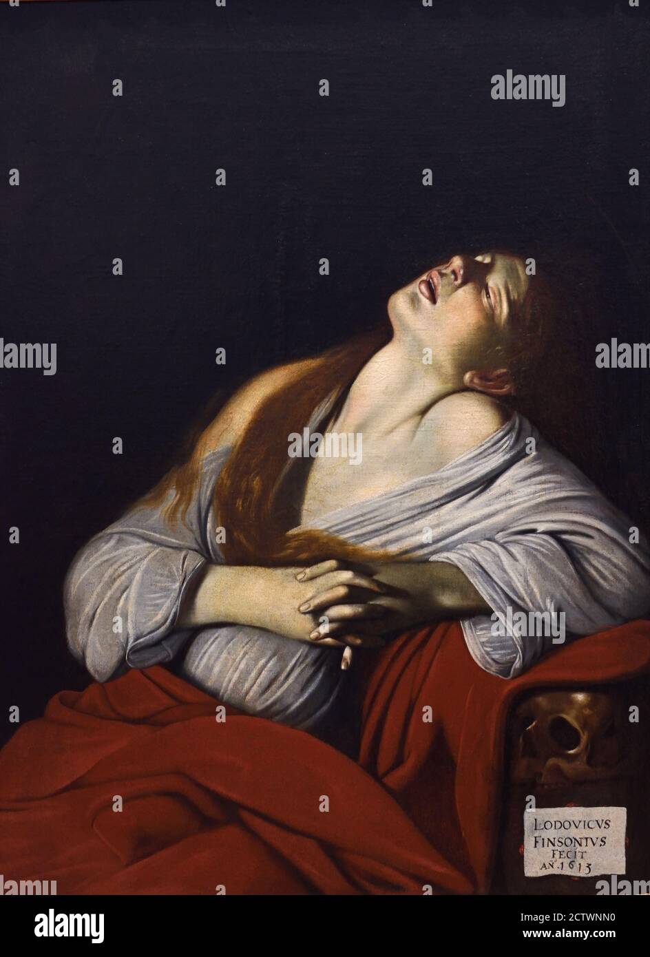 L'Ecstacy de Mary Magdalene 1613 Louis Finson 1585-1617 Belge, Belgique, Flamand, pays-Bas, Néerlandais, Banque D'Images