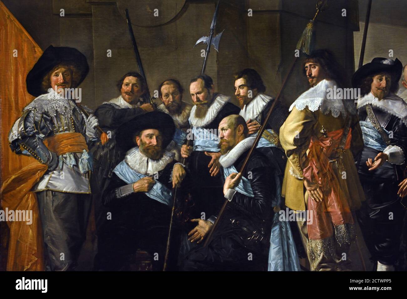 Compagnie du capitaine Reinier Reael et du lieutenant Cornelis Michielsz. Blaeuw, connue sous le nom de «Megarre Company 1633-1637 Frans Hals (1582/1583–1666) et Pieter Codde (1599–1678) Néerlandais pays-Bas Banque D'Images