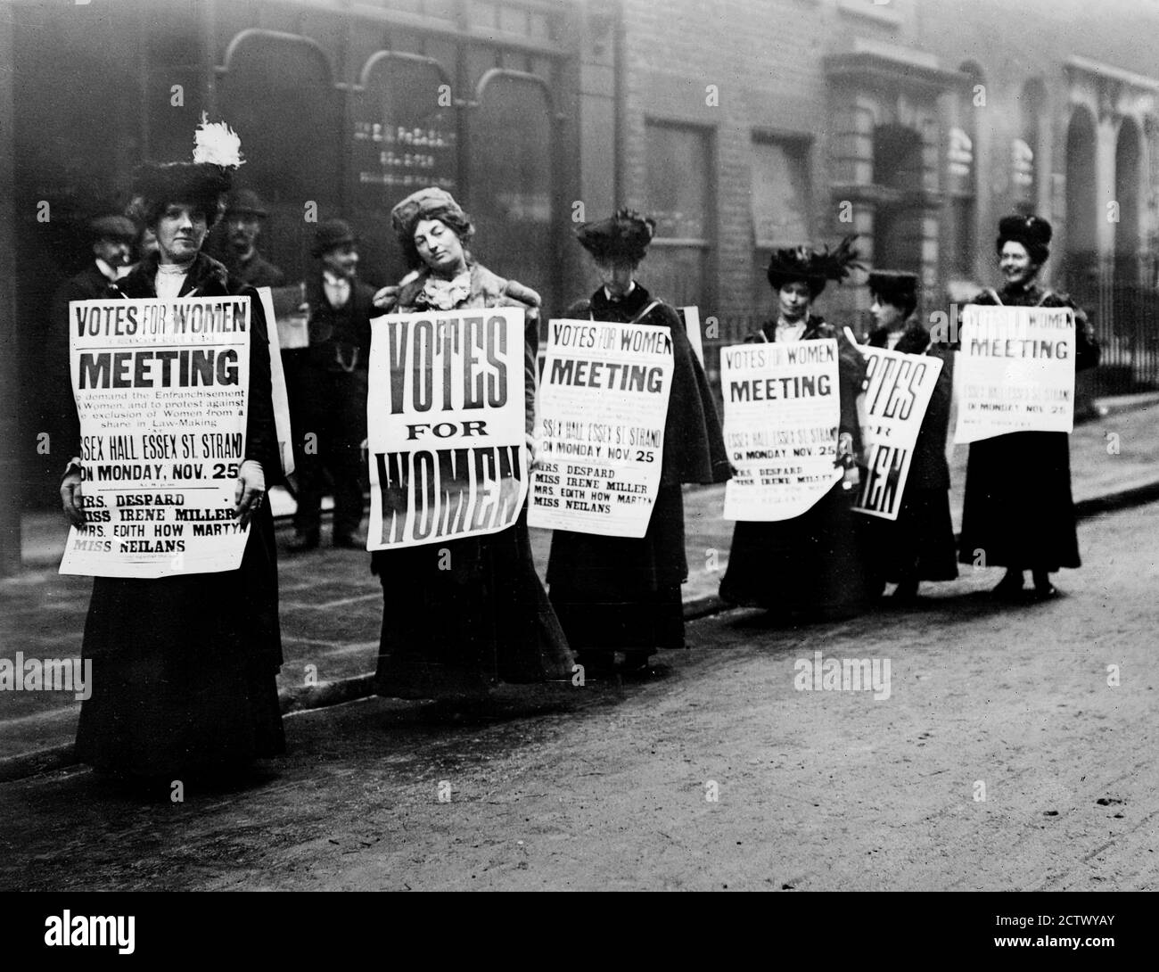 Campagne suffragette, Londres vers 1920 Banque D'Images