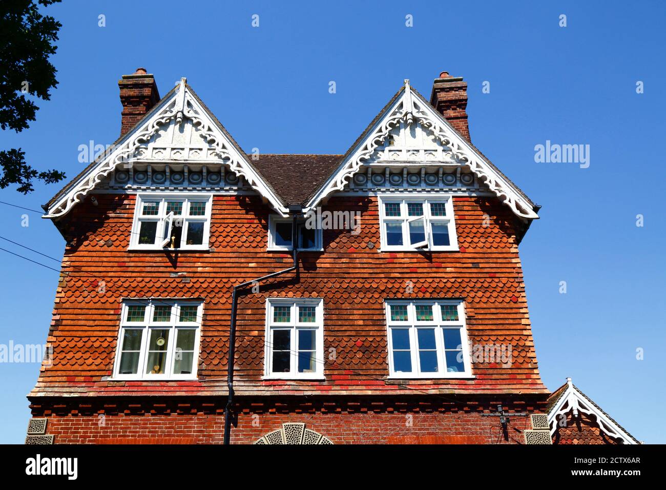 Salisbury House, construite par un partisan de Lord Salisbury dans les années 1880, High Street, Hartfield, East Sussex, Angleterre Banque D'Images