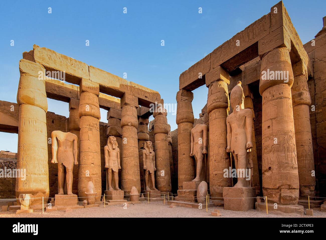 Temple de Louxor, Louxor, Égypte Banque D'Images