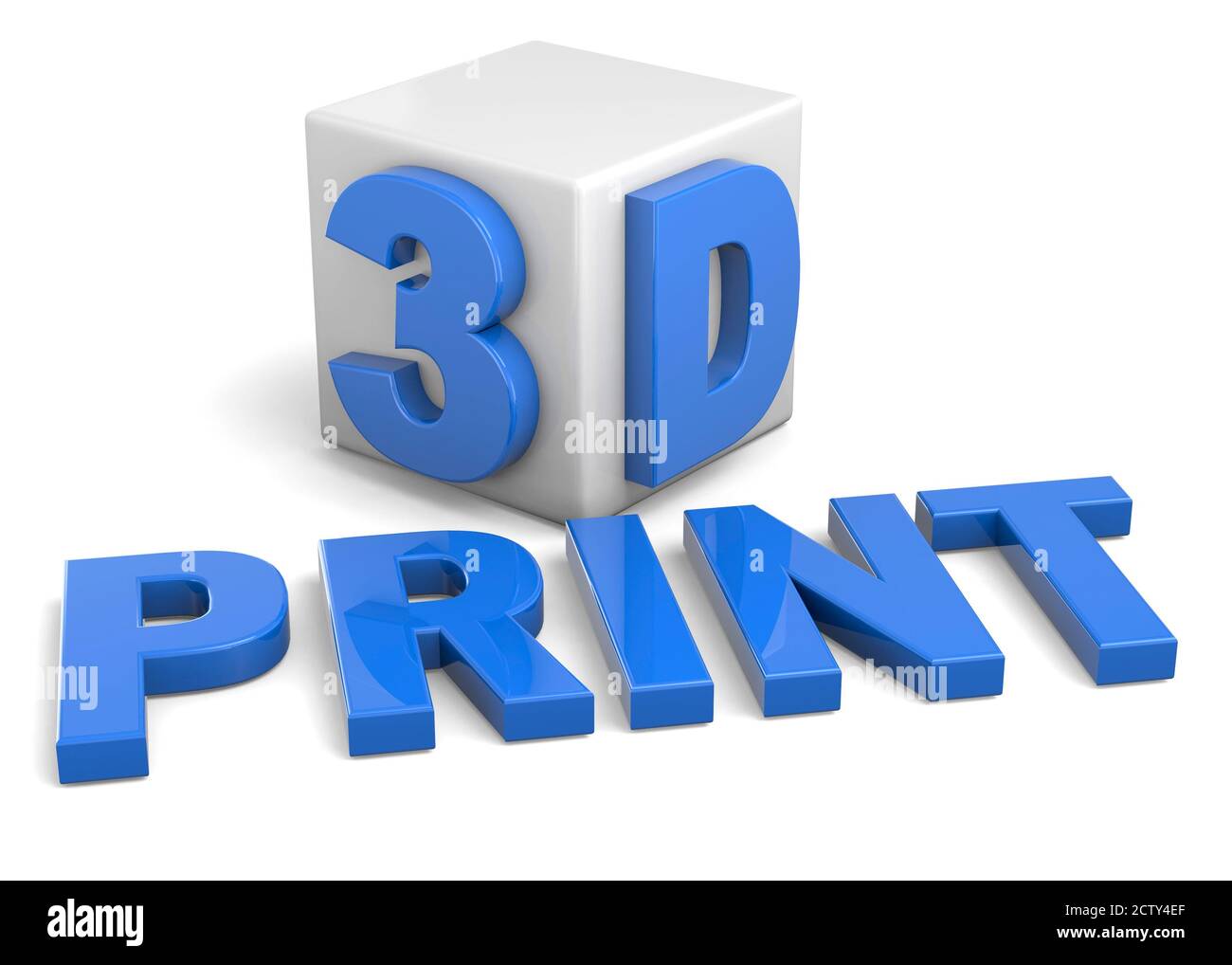 Logo de l'imprimante 3D Photo Stock - Alamy