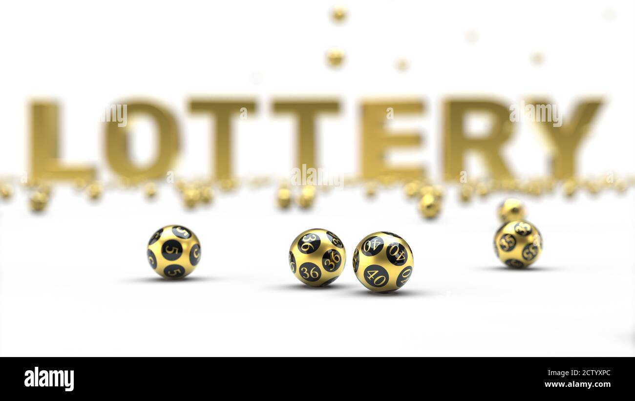 Un Groupe De Balles De Loterie Colorées Avec Les Numéros Aléatoires Sur Elles | PSD Premium