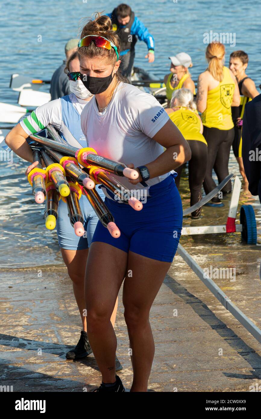 Irish Offshore Rowing Championships, Portmagee, County Kerry, Irlande septembre 2020 Banque D'Images