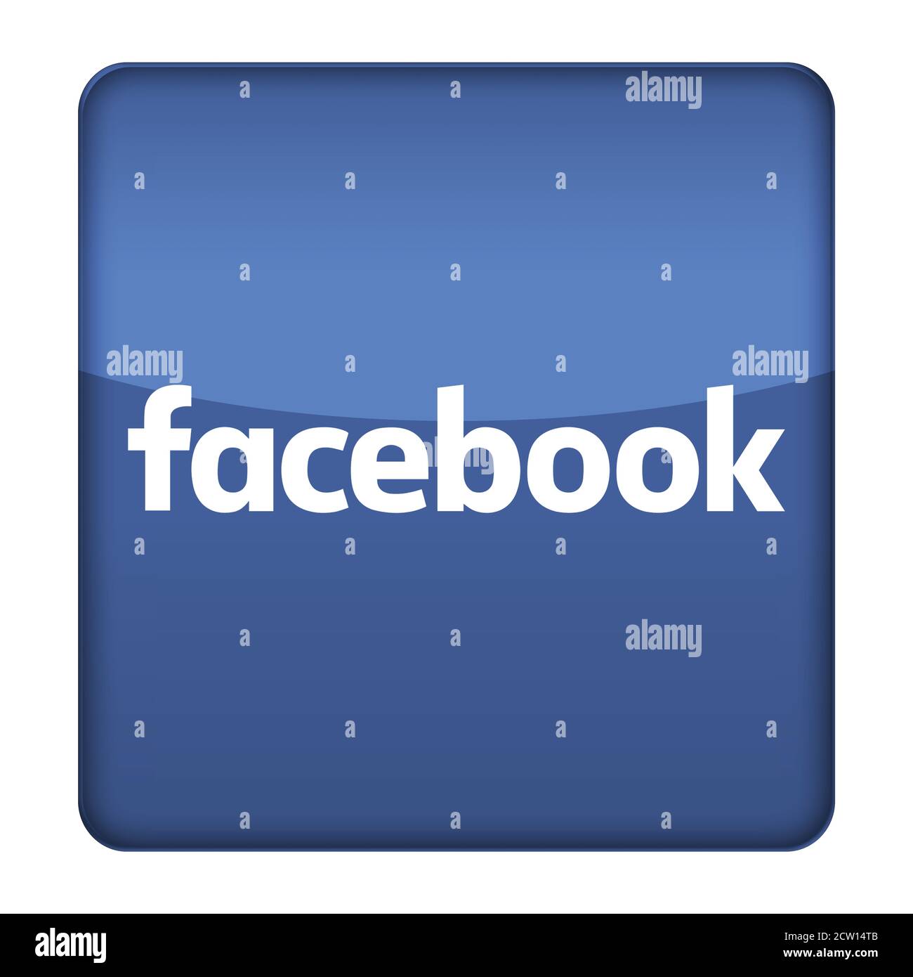 Logo de facebook icon Banque D'Images