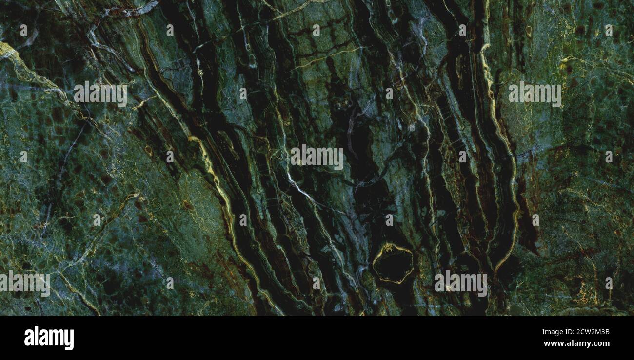 Fond de marbre vert, carreaux de marbre naturel pour mur et sol en céramique, céramique de granit brillant italienne de première qualité Emperador Banque D'Images