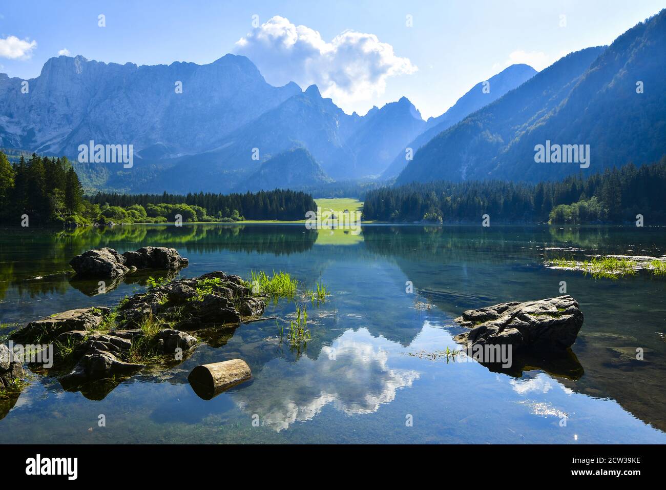 Laghi di Fusine Friuli Venezia Giulia Banque D'Images