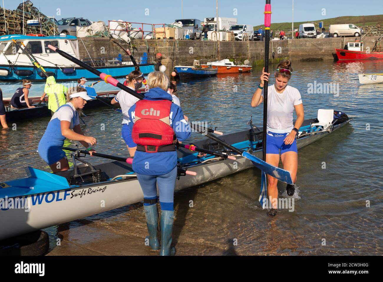 Irish Offshore Rowing Championships, Portmagee, Comté de Kerry, Irlande, septembre 2020 Banque D'Images