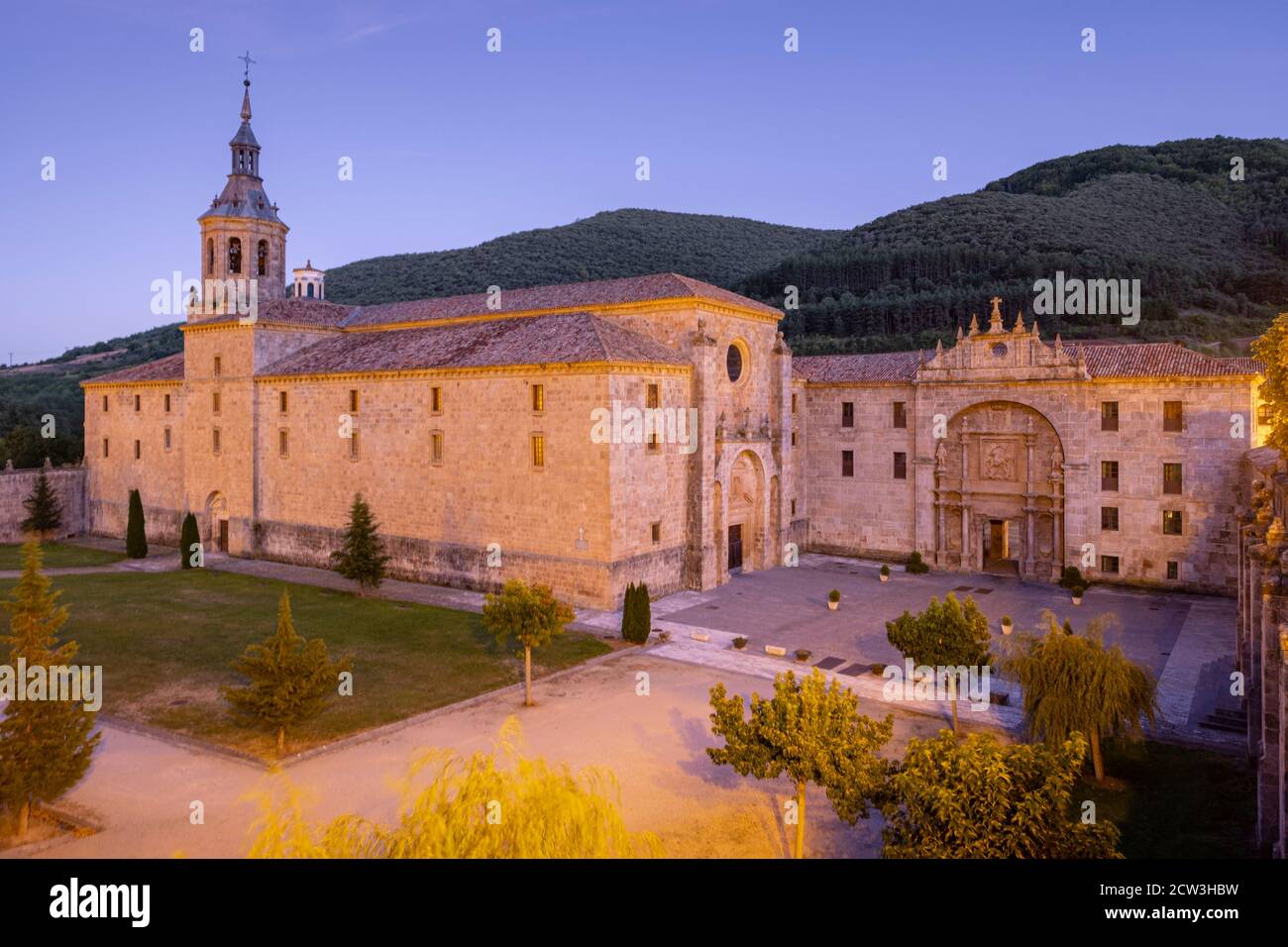 Real Monasterio de San Millán de Yuso, mandado construir en el año 1053 por el rey García Sánchez III de Navarra, San Millán de la Cogolla, la Rioja, Banque D'Images