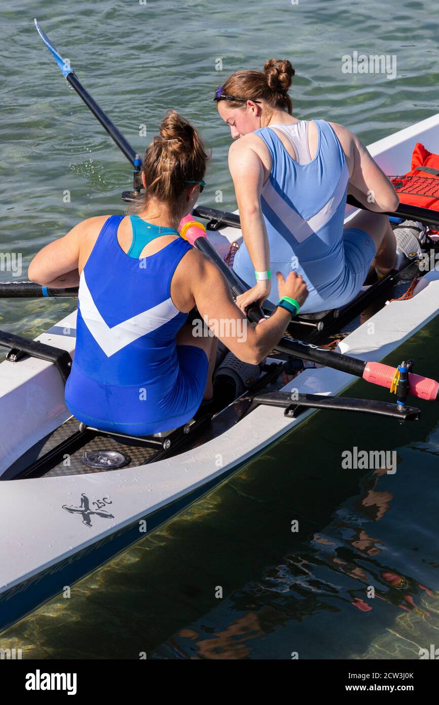 Irish Offshore Rowing Championships, Portmagee, Comté de Kerry, Irlande, septembre 2020 Banque D'Images